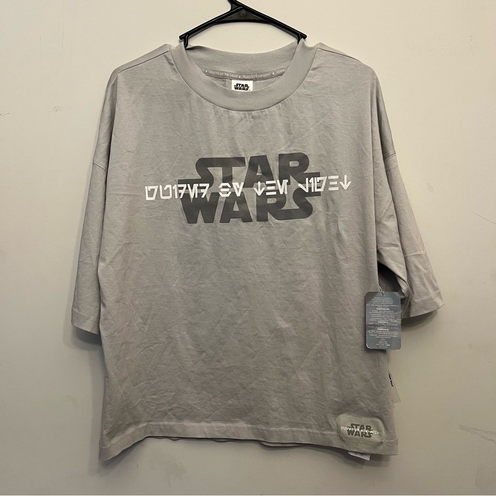 NWT DISNEY STAR WARS T-SHIRT Ashley Eckstein ‘Guided by the Light’ Sz Small